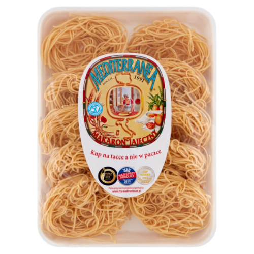 Mediterranea Makaron jajeczny wstążka wąska 500 g