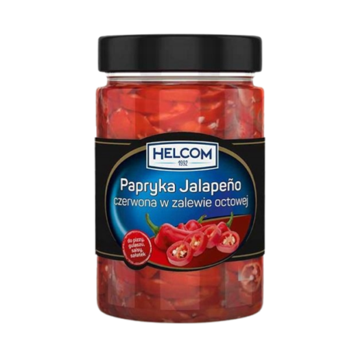Helcom Papryka Jalapeno czerwona w zalewie octowej 327 ml    
