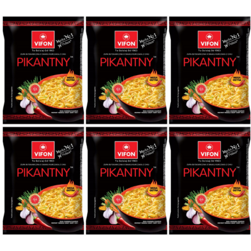 Vifon Zupa o smaku kurczaka pikantny 70 g x 6 szt