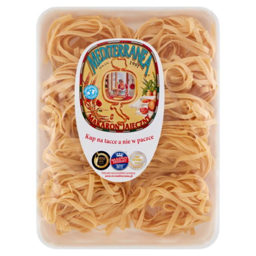 Mediterranea Makaron jajeczny wstążka szeroka 500 g