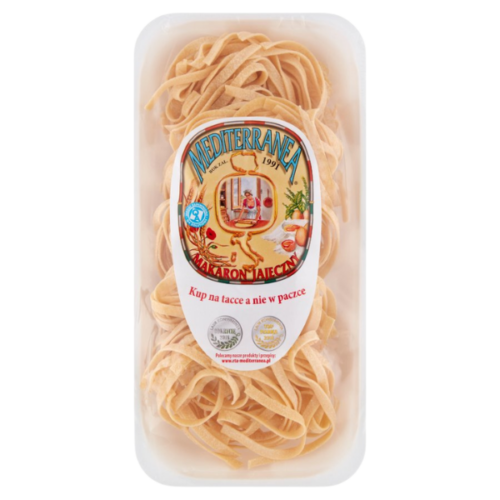 Mediterranea Makaron jajeczny wstążka szeroka 250 g