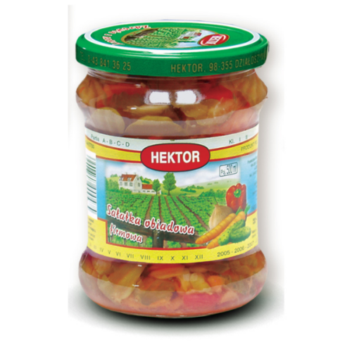 Hektor Sałatka obiadowa firmowa, 500ml
