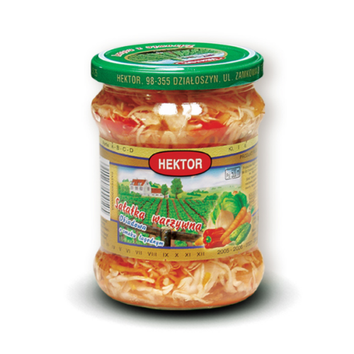 Hektor Sałatka obiadowa warzywna, 500ml