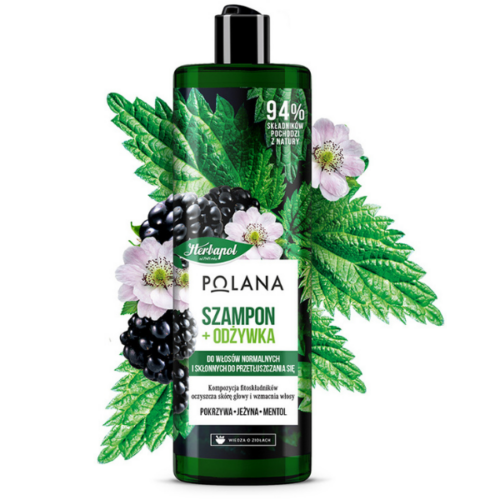Polana Szampon & Odżywka do włosów normalnych i skłonnych do przetłuszczania, 400 ml