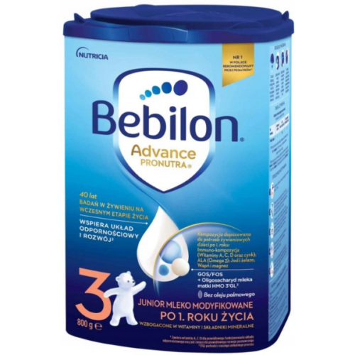 Bebilon 3 Pronutra-Advance mleko modyfikowane po 1 roku życia 800g
