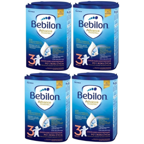 Bebilon 3 Pronutra-Advance mleko modyfikowane po 1 roku życia 4 x 800g