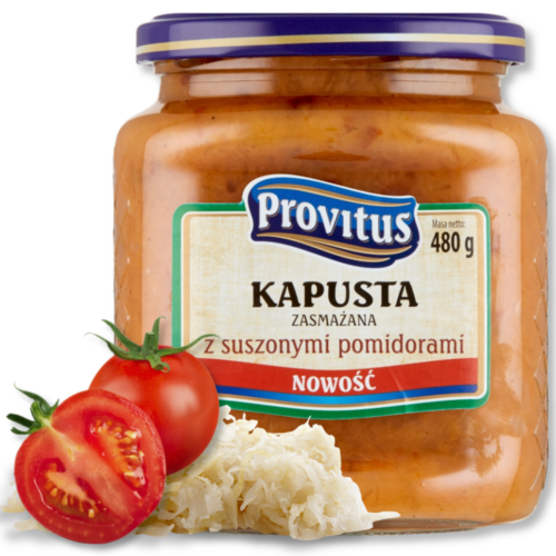 Provitus Kapusta zasmażana z suszonymi pomidorami 480g