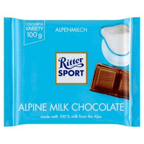 Ritter Sport Czekolada mleczna alpejska, 100 g