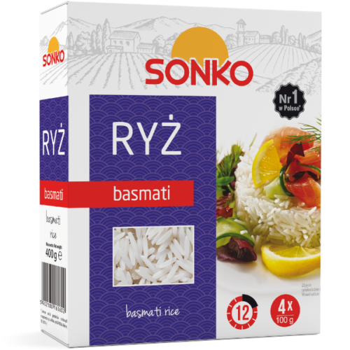 Sonko Ryż basmati 400 g (4 x 100 g)