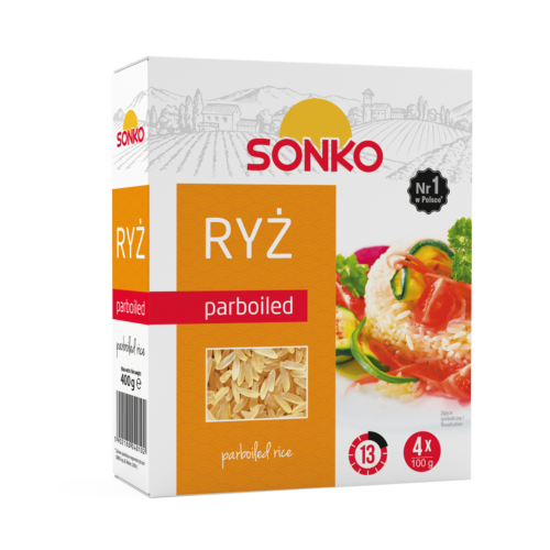 SONKO Ryż parboiled 400 g (4 x 100 g)