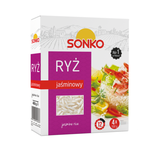 Sonko Ryż jaśminowy 400 g (4 x 100 g)