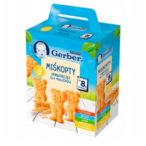 Gerber Junior Herbatniczki maślane po 8 miesiącu, 180g