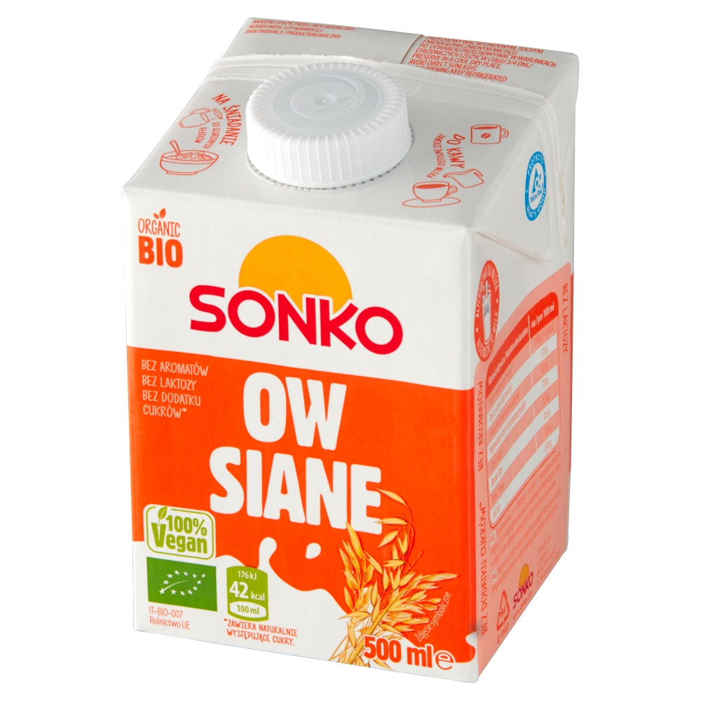 Sonko Bio Napój owsiany 500 ml