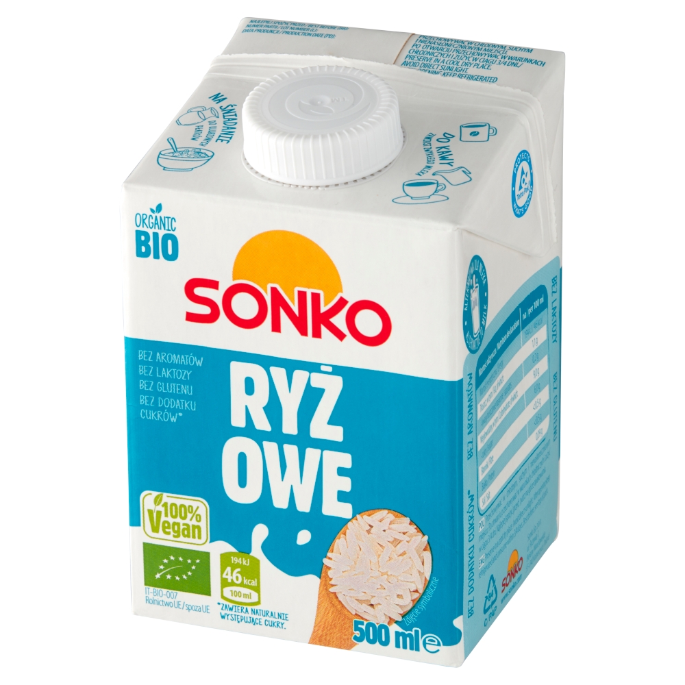 Sonko Bio Napój ryżowy 500 ml