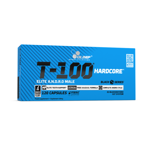 Olimp T-100 Hardcore Mega Caps 120 kapsułek Booster testosteronu