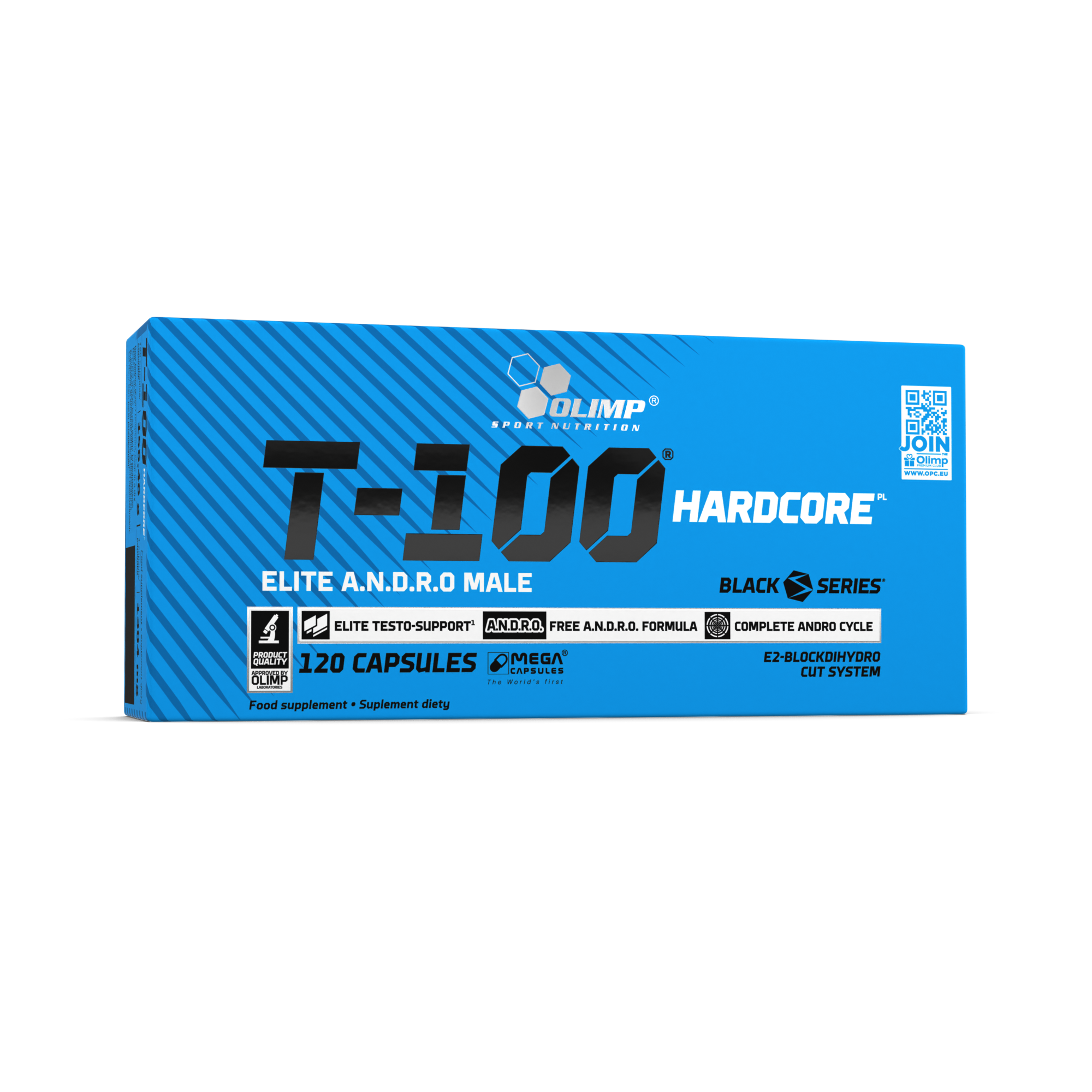 T-100-Hardcore-PL-120kaps-kartonik-EN-PL-0001-66b4aec1c5608 Olimp T-100 Hardcore Mega Caps 120 kapsułek Booster testosteronu / OLTH
