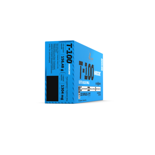 Olimp T-100 Hardcore Mega Caps 120 kapsułek Booster testosteronu