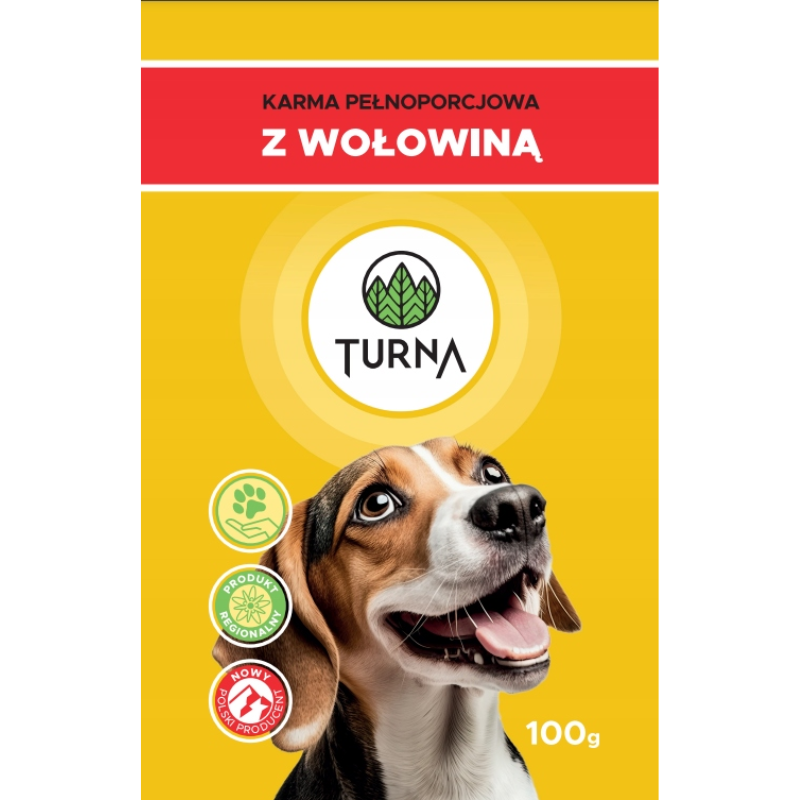 Turna Z Wołowiną Turna - karma mokra z wołowiną