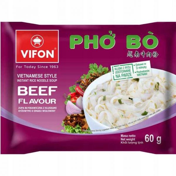 VIFON smak wolowiny w stylu wietnamskim PHO BO 60g