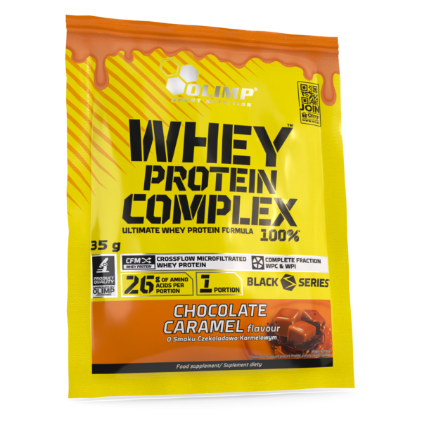Olimp Whey Protein Complex 100% 35g czekolada-karmel Odżywka białkowa