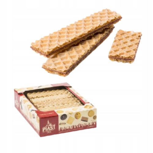 Wafelki GOFROWE smaku toffi Piast 250g