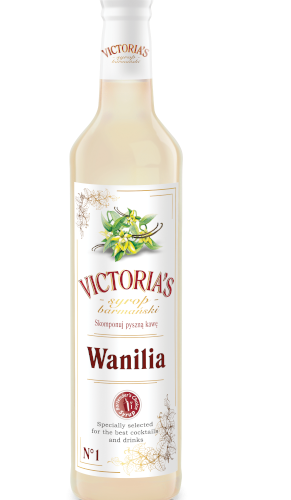 Syrop barmański o smaku WANILII 490ml