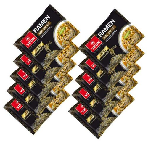 Ramen - zupa o smaku sosu sojowego z wakame Vifon 80g x 10szt
