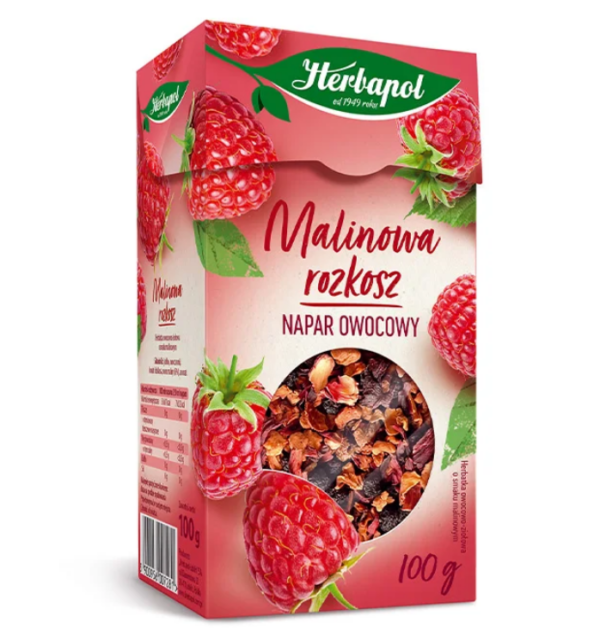 Herbapol Napar owocowy – Malinowa rozkosz 100 g