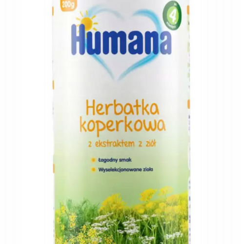 Humana Herbatka koperkowa z ekstraktem z ziół po 4. miesiącu 200 g