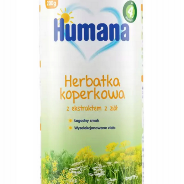 Humana Herbatka koperkowa z ekstraktem z ziół po 4. miesiącu 200 g