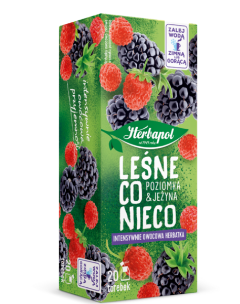 Herbata Herbapol LEŚNE CO NIECO Poziomka Jeżyna 20tb*2g