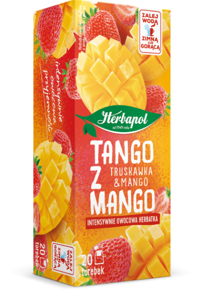 Herbata Herbapol TANGO Z MANGO Truskawka z mango 20tb*2g