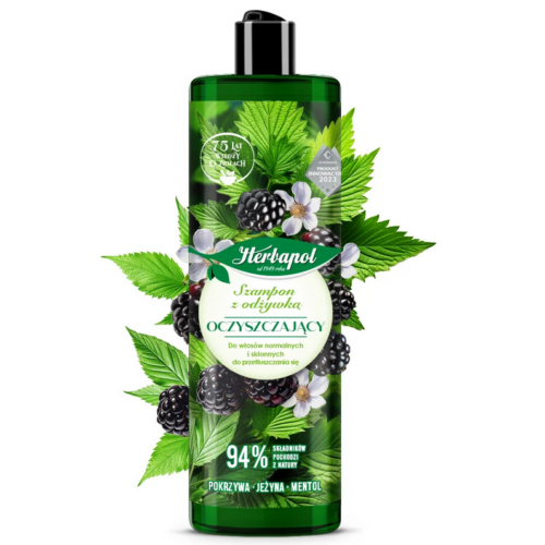 Herbapol Szampon z odżywką oczyszczający 400 ml