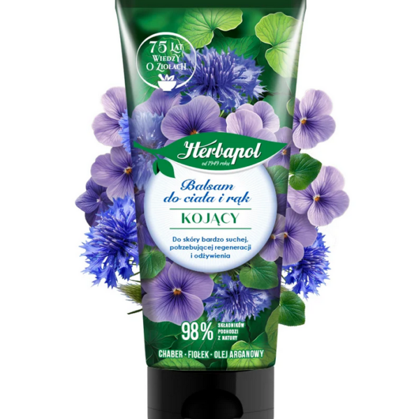 Herbapol Balsam do ciała i rąk kojący (2w1), 200 ml
