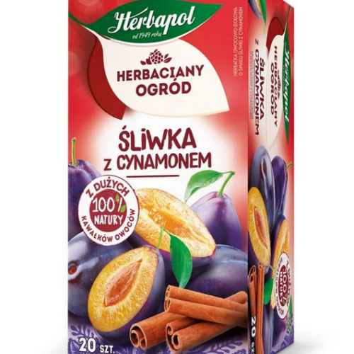 Herbapol Herbaciany Ogród – Śliwka z cynamonem 50 g (20 torebek x 2,5 g)