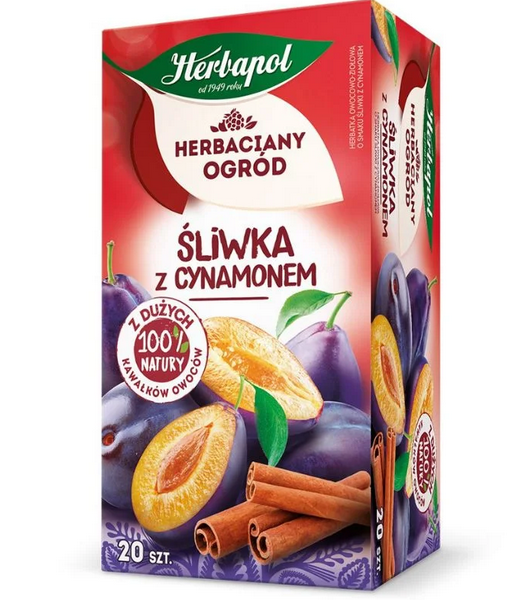 Herbapol Herbaciany Ogród – Śliwka z cynamonem 50 g (20 torebek x 2,5 g)