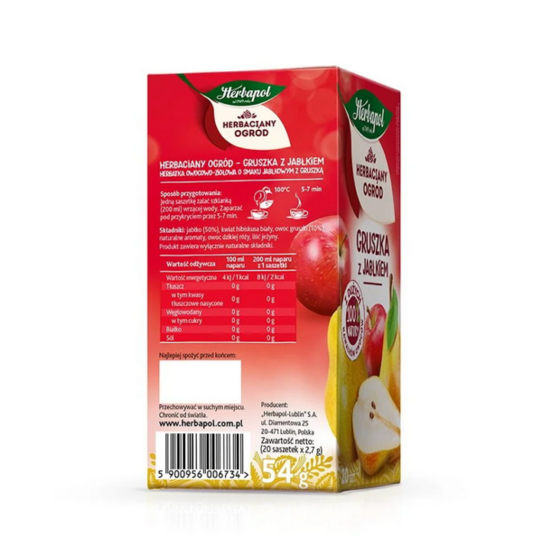 Herbapol Herbaciany Ogród – Gruszka z jabłkiem 54 g (20 torebek x 2,7 g)