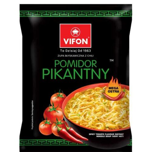 Vifon Zupa błyskawiczna pomidor pikantny 70 g