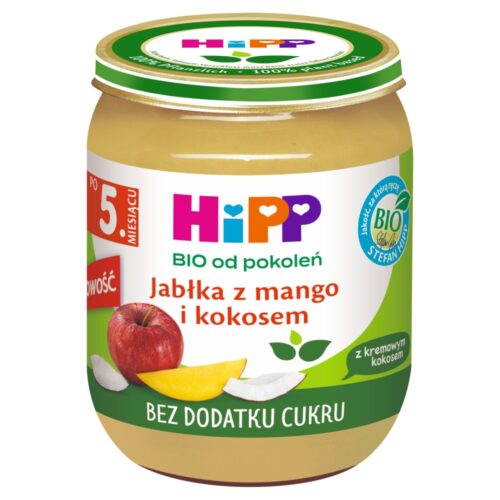 HiPP BIO Jabłka z mango i kokosem po 5. miesiącu 160 g