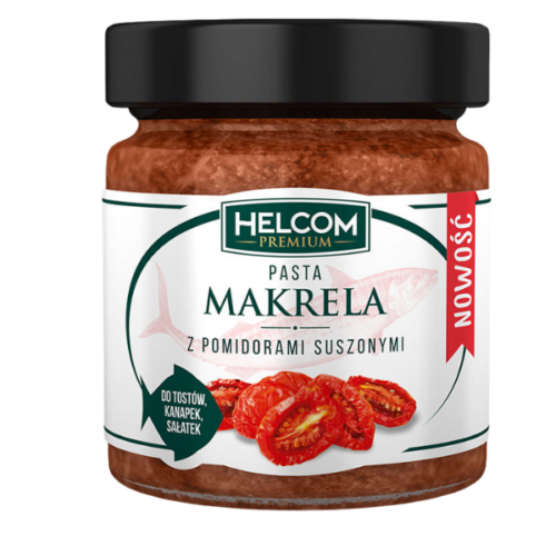Pasta makrela z pomidorami suszonymi Helcom Premium 225ml