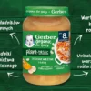 Gerber Organic Plant-tastic Jesienne warzywa z kaszą dla niemowląt po 8. miesiącu 190 g