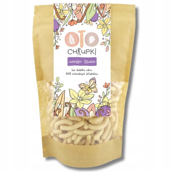 Oto Chrupki Wanilia Śliwka OtoLandia 25g