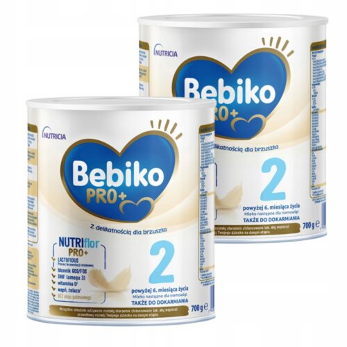 Bebiko Pro+ 2 Mleko następne dla niemowląt powyżej 6 miesiąca życia 700g x2