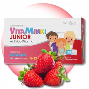 VitaMinki Junior 30 saszetek ActivLab Pharma Truskawka