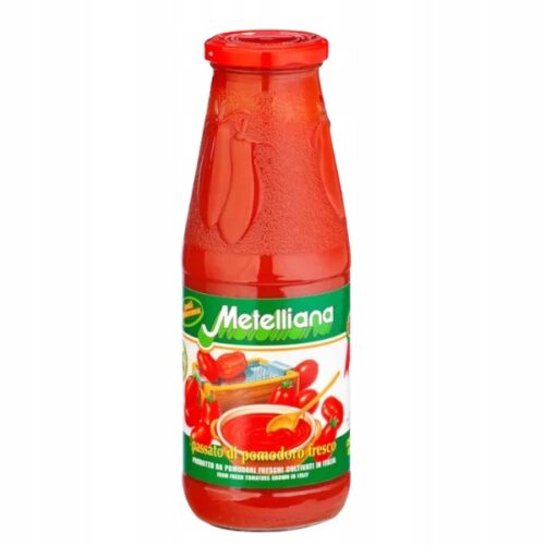 Metelliana Pomidory rozdrobnione bez skórki,690g
