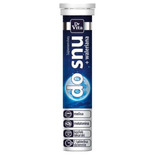 ad8f8e43-e3cf-4412-9614-59f7e25d285d.jpeg Suplement diety Dr Vita Do snu z walerianą 20 tabletek musujących