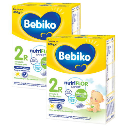 Bebiko 2R Mleko następne dla niemowląt powyżej 6. miesiąca życia 2x600 g