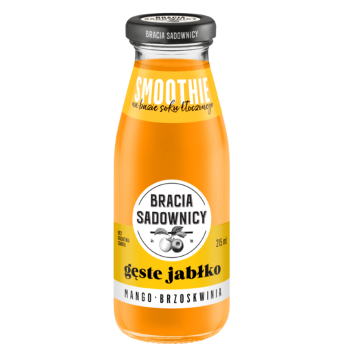 Smoothie Gęste jabłko mango brzoskwinia Bracia Sadownicy 215ml