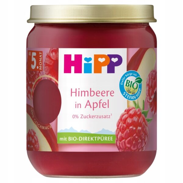 HiPP BIO Jabłka z malinami 160g od 5 miesiąca