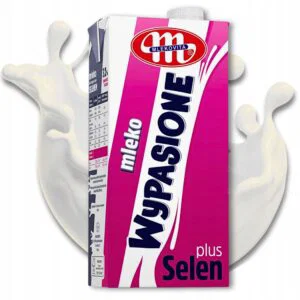 Wypasione Mleko UHT wzbogacone Selenem 3,2% Mlekovita 1 litr